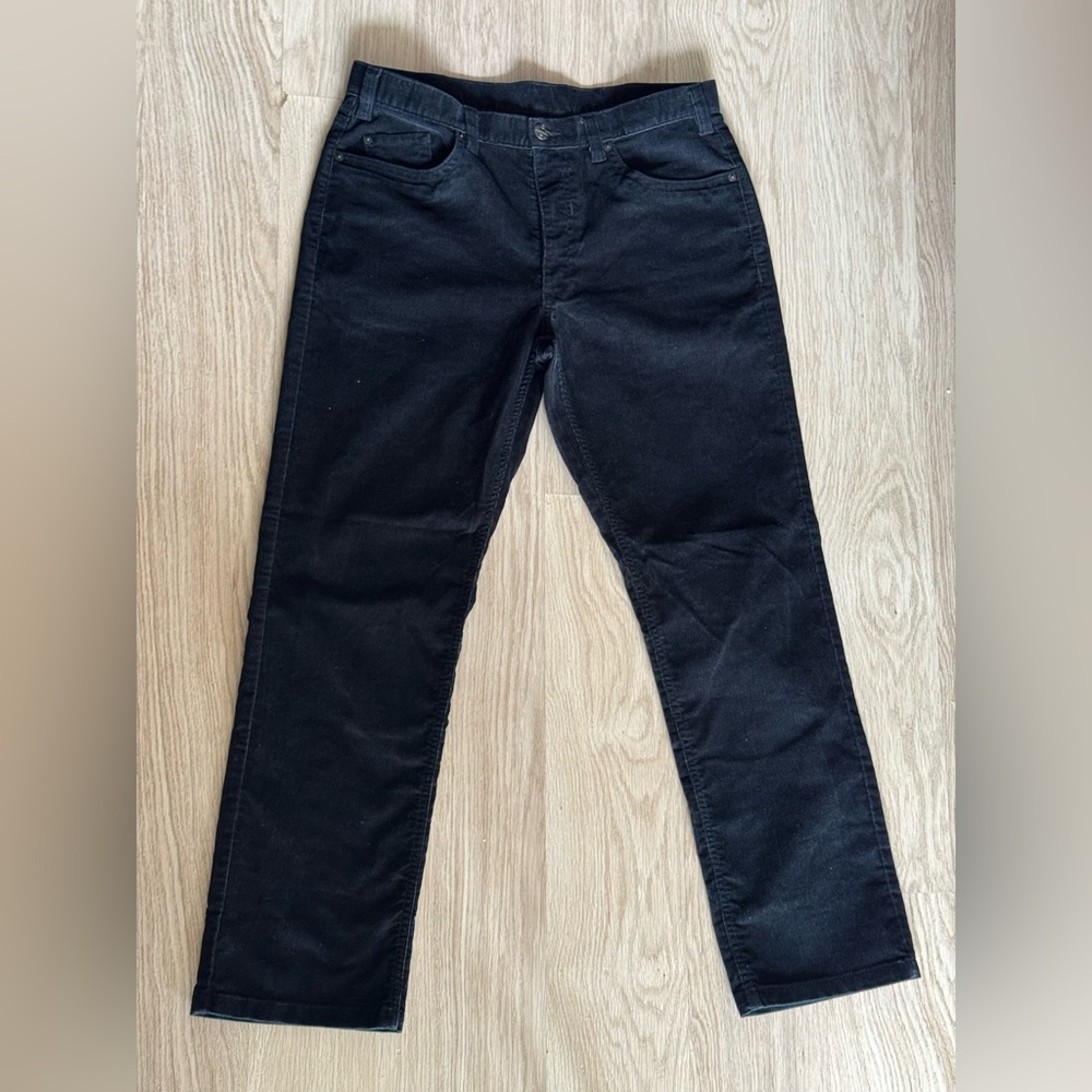 Haggar Men's Navy Corduroy Pants